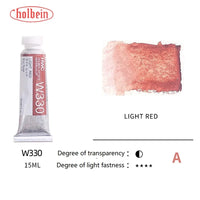 Holbein Artists' Transparent Aquarela Tinta, Tubos Aquarela, Art Aquarela, Pigmento Profissional, Suprimentos de Desenho, 15ml, 0.5oz