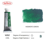 Holbein Artists' Transparent Aquarela Tinta, Tubos Aquarela, Art Aquarela, Pigmento Profissional, Suprimentos de Desenho, 15ml, 0.5oz