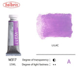 Holbein Artists' Transparent Aquarela Tinta, Tubos Aquarela, Art Aquarela, Pigmento Profissional, Suprimentos de Desenho, 15ml, 0.5oz