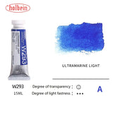 Holbein Artists' Transparent Aquarela Tinta, Tubos Aquarela, Art Aquarela, Pigmento Profissional, Suprimentos de Desenho, 15ml, 0.5oz