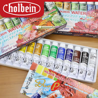 Holbein Duo Aqua Water Soluble  Oil Paints 12Colors 10ml Starter Set / 15ml Basic Set Oil Painting Set Supplies