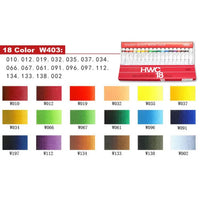 Holbein HWC W401 Artist Transparent Watercolor Paint Sets 12/18/24/30/48/60/108 Colors 5ml Tubes Professional Drawing Supplies