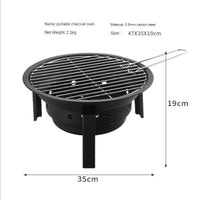 Home BBQ Grill Outdoor Cooking Equipment Portable BBQ Grill Camping Charcoal Grill Camping Cookware