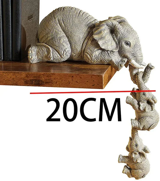 Hot Most Popular Home Decor Elephant Ornaments Mini Landscape Design Courtyard Cartoon Cute Design Fashion Decoration Crafts