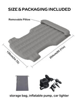 AOOKMIYA Inflatable Mattress Car Travel Self-Inflating Air Mattress Folding Camping Sleeping Air Bed With Pillow & Air Pump
