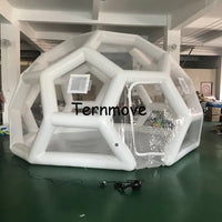 AOOKMIYA Inflatable football soccer sports dome net tent camping bubble hotel house trade show and event tents