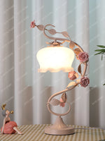 Iron Art Decorative Table Lamp Warm Romantic Girl Bedroom Bedside Lamp Changming KT-C