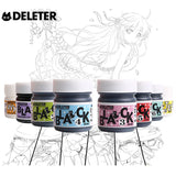 Japão deleter série 30ml tinta preta/tinta comic/tinta à prova dwaterproof água destaque correção fluido pintura material escolar arte