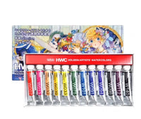 Japanese Holbein Artist acuarela Natsume Lemon Seven Gods Nana Shiyu 12 Colors 5ml Watercolor Paint Set Art Supplies