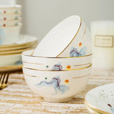 AOOKMIYA Jingdezhen fashionable new tableware set, porcelain set and domestic gift plate