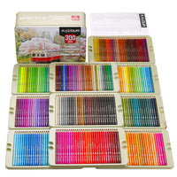 KALOUR300 Colors Colored Pencils Set Artists Soft Core Vibrant Color Coloring Sketching Pencils Adults Beginners