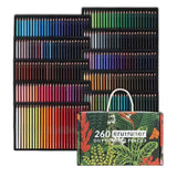 Kalour Colored Pencils 240 pcs Professional Art Set Hand-painted Drawing High Quality Drawing Set Iron Gift Box