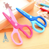 Kids Safe Scissors DIY Handwork Tools Plastic Kindergarten Homework School Art Class Paper Cutter Handmade DIY Card Gift 6067