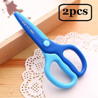 Kids Safe Scissors DIY Handwork Tools Plastic Kindergarten Homework School Art Class Paper Cutter Handmade DIY Card Gift 6067