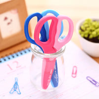 Kids Safe Scissors DIY Handwork Tools Plastic Kindergarten Homework School Art Class Paper Cutter Handmade DIY Card Gift 6067