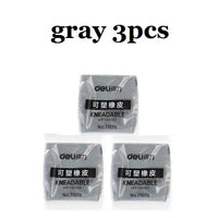 Kneadable Art Erasers Pencil Rubber Very Soft Grey Color Sketch Professional Drawing School Students Kids Class Funny Toy 71070