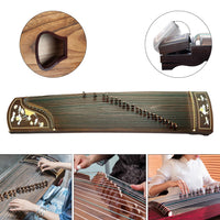 LOMMI Master Advanced Zither Sandalwood Guzheng Instrument 21 Strings Chinese Zither Lotus Pattern Inlay Harp Full Accessories