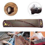 LOOK Advanced Grade Rosy Sandalwood Guzheng Abalone Shell Lotus Carved Chinese Zither Harp W/ Full Accessories For Performance