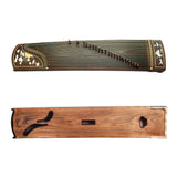 LOOK Advanced Level Black Sandalwood Guzheng Instrument 21 Strings Chinese Zither With Lotus Pattern Pattern Inlay Harp