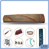 LOOK Advanced Rosy Sandalwood Guzheng Dunhuang Feitian Carved 21 Steel String With Wool Nylon Cover Professional Accessories