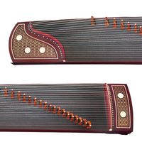 LOOK Carved Rosy Sandalwood Guzheng Instrument Chinese Koto Hand-carved 163cm 21Strings Standard For Performance