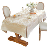 Light luxury retro style rectangular table cover high temperature waterproof oil proof tablecloth