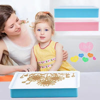 AOOKMIYA Lighting Sand Painting Set Beach Table Play School Painting Children Educational Toy Kindergarten Art Toy Creative Birthday Gift