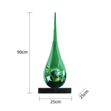 Luxury Water Drops Plastic Art Aesthetic Accessories Home Living Room Decorations Villa Entrance Resin Creative Crafts Ornaments