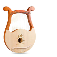 Lyre Harp 16/19/21/24/27/32 Strings Piano Harp Lyre Harp Wooden Mahogany Musical Instrument With Tuning Wrench Spare Strings