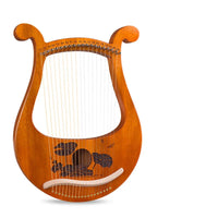 Lyre Harp 16/19/21/24/27/32 Strings Piano Harp Lyre Harp Wooden Mahogany Musical Instrument With Tuning Wrench Spare Strings