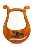 Lyre Harp 16/19/21/24/27/32 Strings Piano Harp Lyre Harp Wooden Mahogany Musical Instrument With Tuning Wrench Spare Strings