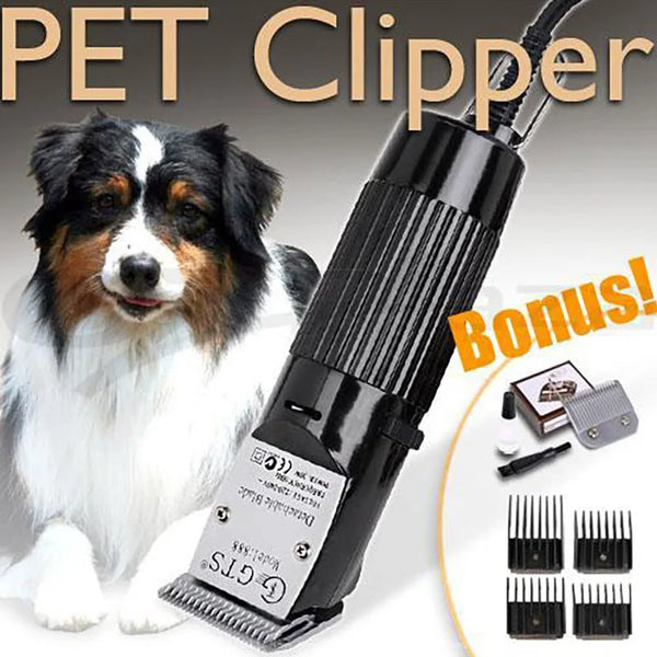 Máquina De Barbear Animal Elétrica, Pet Hair Clipper Cortador, Aparador De Corte De Cabelo, 30W
