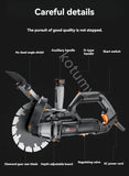 Máquina De Corte De Parede A Laser Elétrica De Alta Potência, Apontando Groove Slotting Machine, Caçador De Parede, Cortador De Concreto