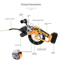 Máquina De Fixação De Bateria De Lítio, Threader De Fio Automático, Máquina De Rosqueamento De Parede, Ferramenta De Arame Elétrico