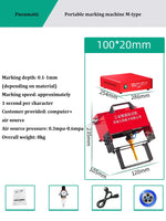 Máquina De Marcação De Desktop Portátil, placa De Nome Do Carro, máquina De Gravura De Peças De Metal