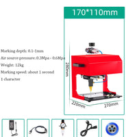 Máquina De Marcação De Placa De Nome De Metal Elétrico, Máquina De Letras Pneumáticas, Peças De Metal, Máquina De Gravura