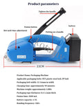 Máquina de cintar elétrica, Máquina de embalagem recarregável, Banding Tools para 13-16mm PP PET Belts