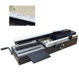 Máquina de encadernação de livros de cola sem fio, máquina de encadernação automática Office, arquivos livros Hot Melt Adhesive Binding Machine, comercial