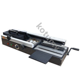 Máquina de encadernação de livros de cola sem fio, máquina de encadernação automática Office, arquivos livros Hot Melt Adhesive Binding Machine, comercial