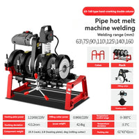 Máquina de solda hidráulica manual, Máquina de fusão a quente PE Pipe, Máquina de solda PE/ PPR/ PB/ PVDF