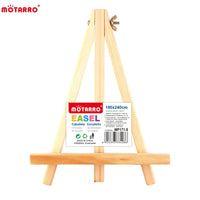 AOOKMIYA MOTARRO Small Natural Wood Easel Frame Tripod Display Holder Wedding Table Name Card Stand Children Painting Display Craft