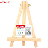 AOOKMIYA MOTARRO Small Natural Wood Easel Frame Tripod Display Holder Wedding Table Name Card Stand Children Painting Display Craft