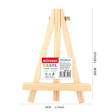 AOOKMIYA MOTARRO Small Natural Wood Easel Frame Tripod Display Holder Wedding Table Name Card Stand Children Painting Display Craft