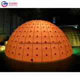 AOOKMIYA Made in China beautiful inflatable led igloo tent 6m diameter inflatable dome party tent for sale