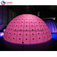 AOOKMIYA Made in China beautiful inflatable led igloo tent 6m diameter inflatable dome party tent for sale