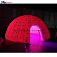 AOOKMIYA Made in China beautiful inflatable led igloo tent 6m diameter inflatable dome party tent for sale