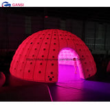 AOOKMIYA Made in China beautiful inflatable led igloo tent 6m diameter inflatable dome party tent for sale