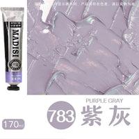 Madisi Matisse oil paint 170ML single beginner painter painting sketch creation macaron gray