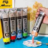 Madisi Matisse oil paint 170ML single beginner painter painting sketch creation macaron gray