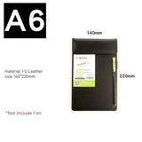 Magnetic Type PU Leather Clipboard A4 Paper Holder Office Writing Pad Restaurant Menu Paper Tablet A5 A6 Notepad Holder